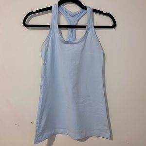 Lululemon cool racerback II Nulu tank top lightblu